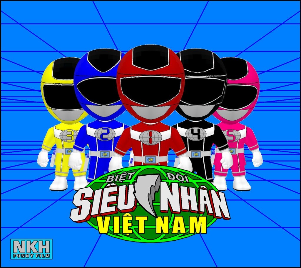 5 anh em siêu nhân Gao Việt Nam có cách tạo dáng cực ngầu