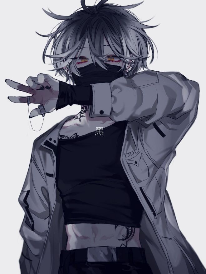 Ảnh anime che mặt trong tình huống công cộng
