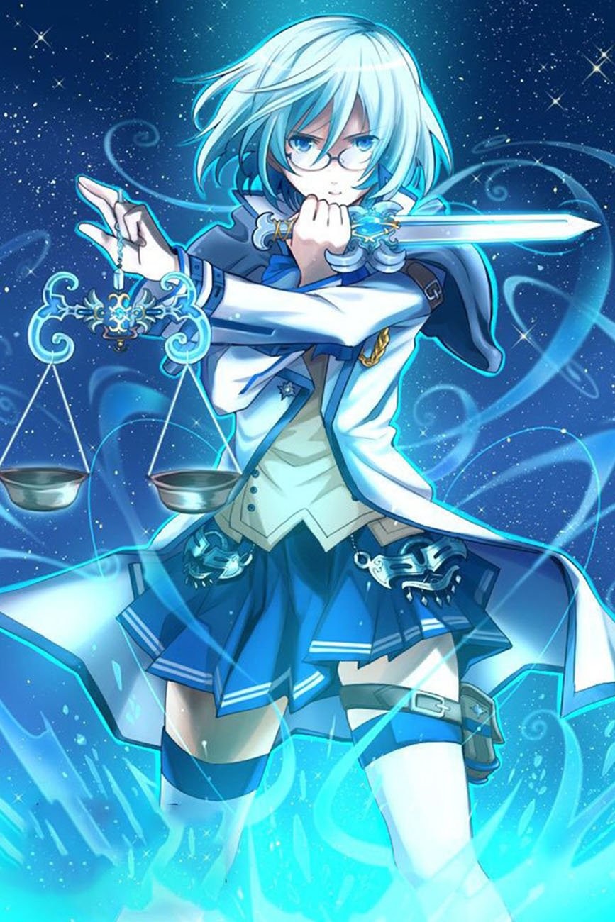 Ảnh anime cung Thiên Bình nam với phong thái điềm tĩnh và cuốn hút