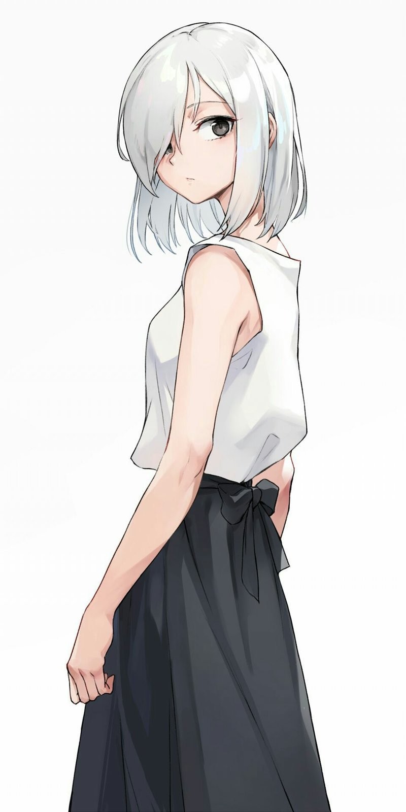 Ảnh anime nữ tóc ngắn vẻ đẹp mạnh mẽ và nhẹ nhàng