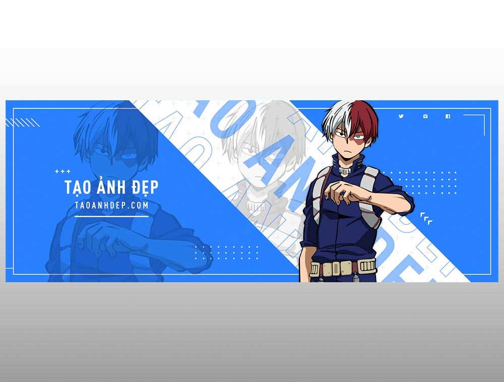 Ảnh bìa anime cân đối và hài hòa