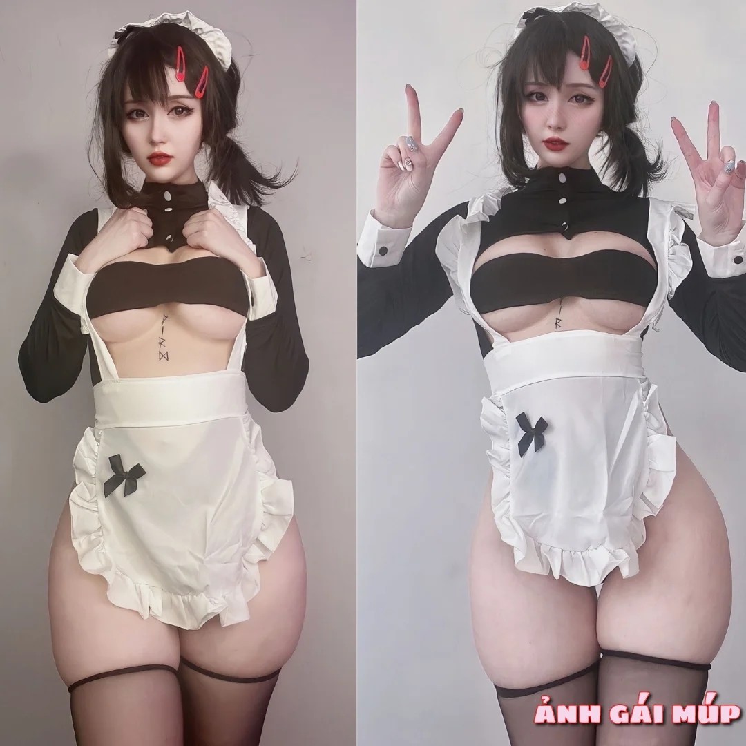 Ảnh cosplay hầu gái tại Japan Day