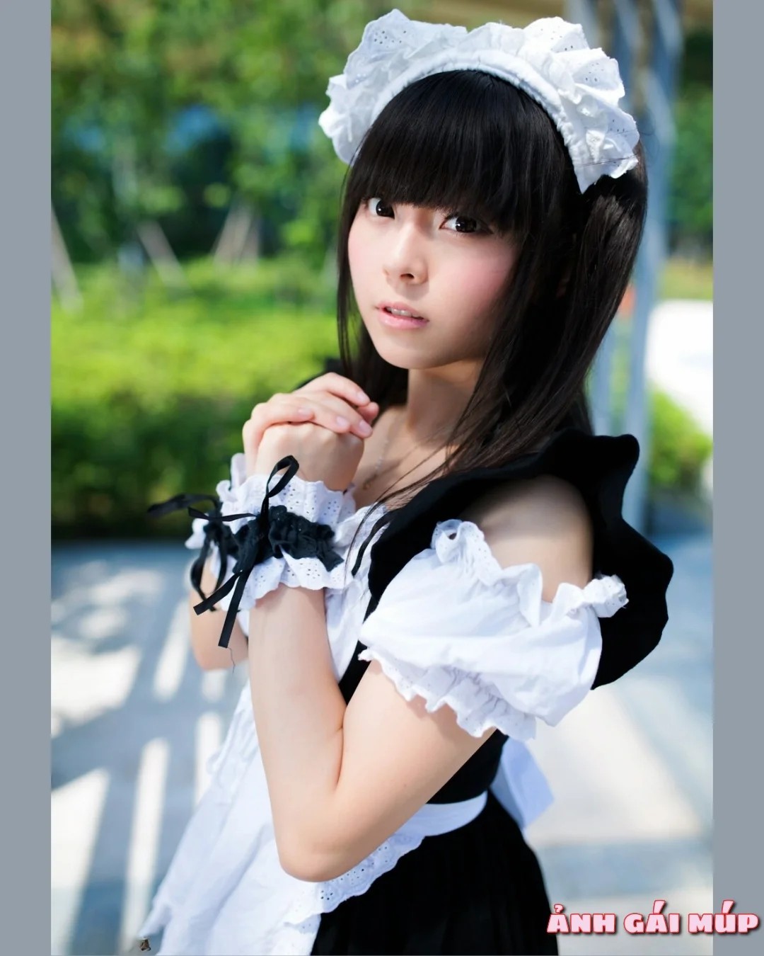 Ảnh cosplay hầu gái với ý tưởng sáng tạo