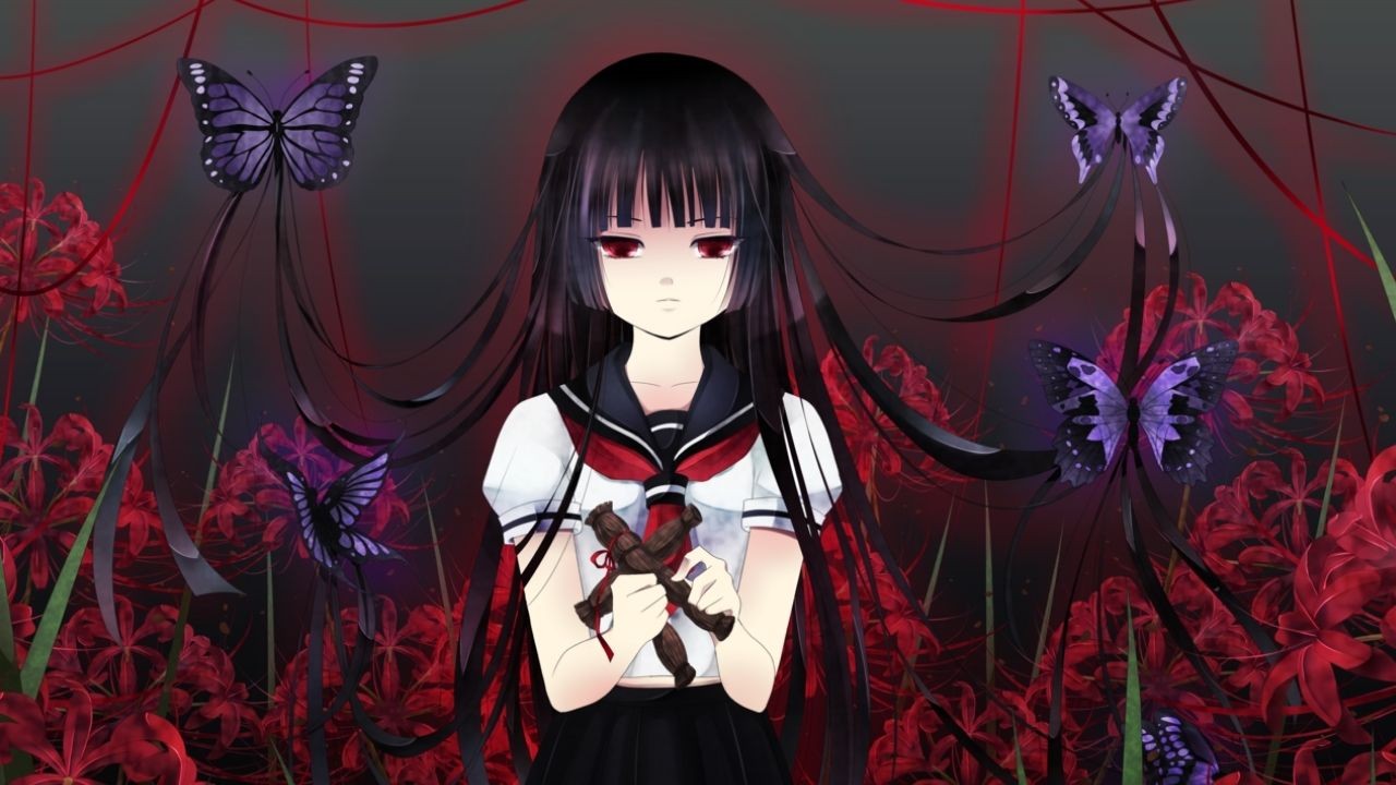 Ảnh kinh dị anime tạo nên cảm giác rợn người với khung cảnh tối tăm và bí ẩn