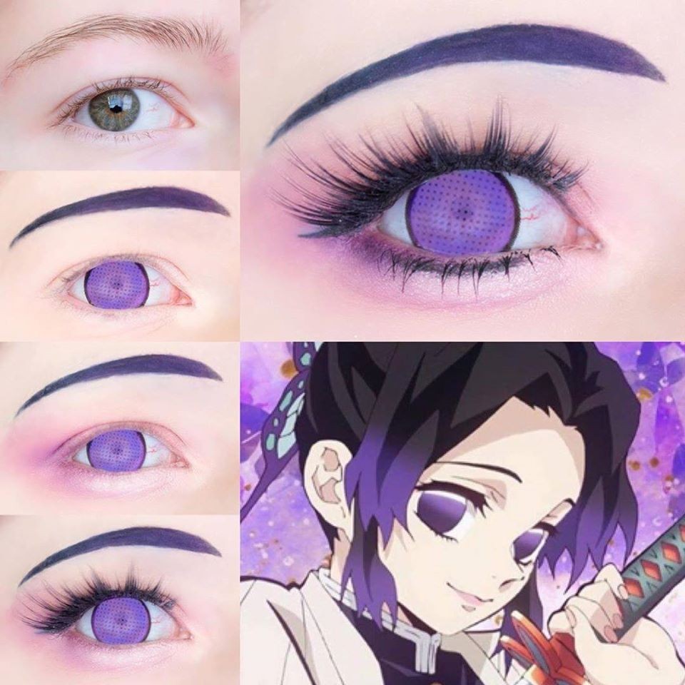 Ảnh mắt anime trong veo và đầy màu sắc