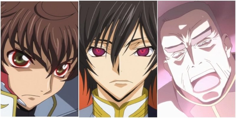 Ánh mắt thách thức của Lelouch