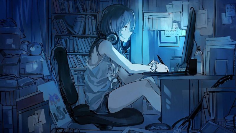 Ảnh miệng anime nam với biểu cảm tinh nghịch, nụ cười nửa miệng, ánh mắt long lanh