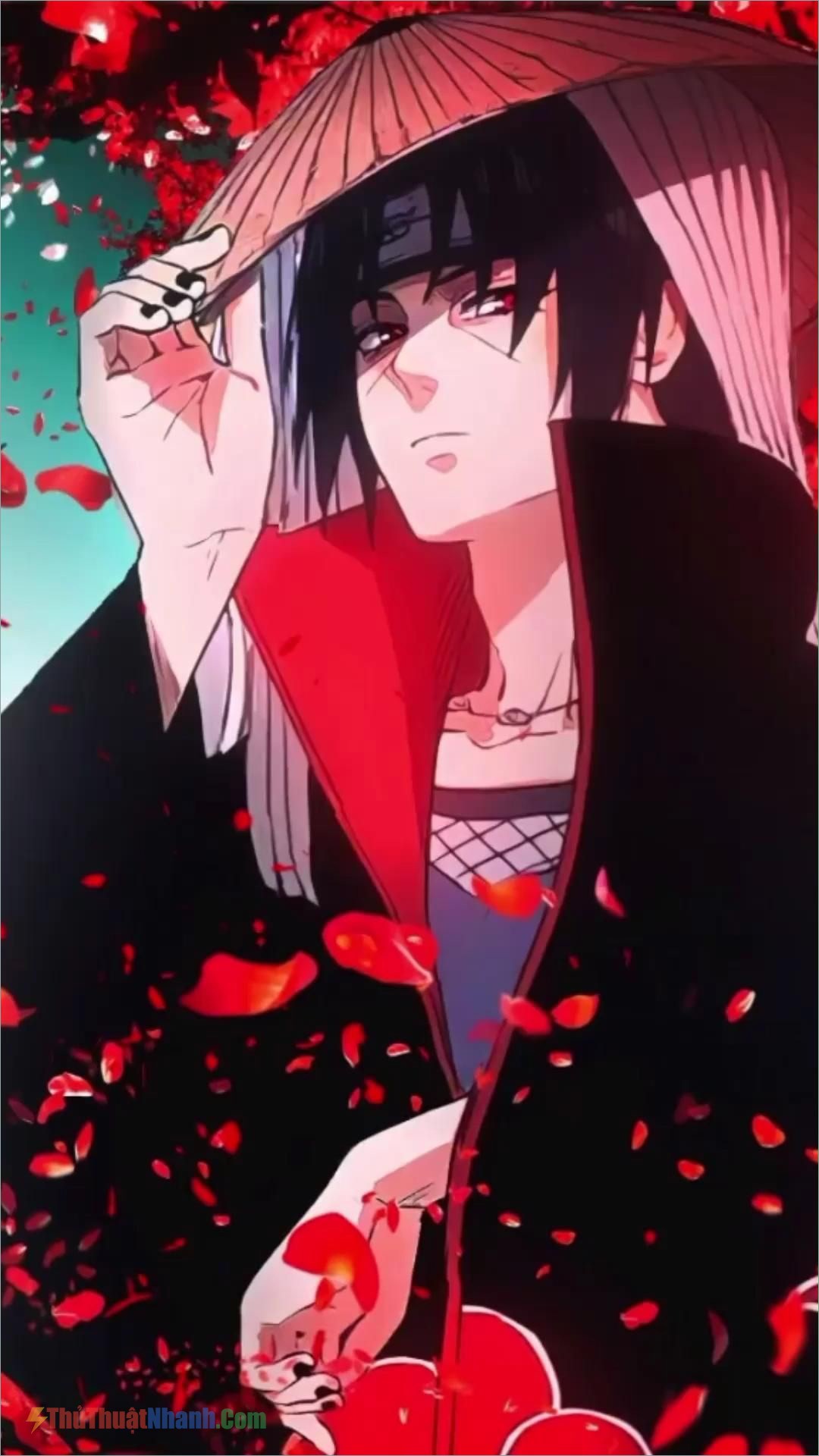 Ánh nhìn bí ẩn của Itachi trong ảnh anime