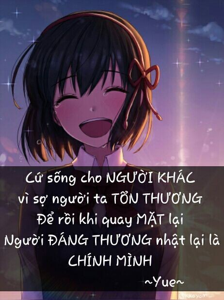 Ảnh quotes anime về cuộc sống