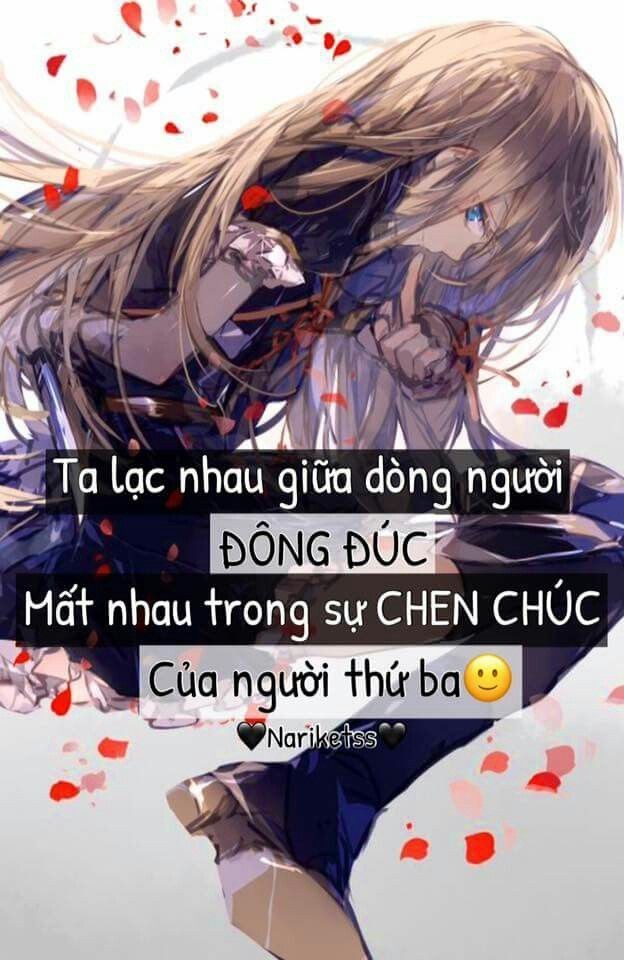Ảnh quotes anime về tình yêu