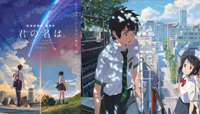 Anime lẻ hay tình cảm Your name