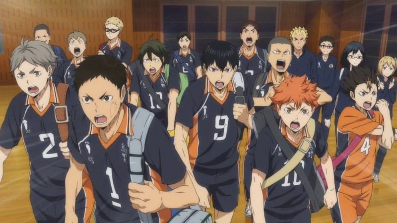 Anime thể thao đội bóng chuyền trung học nam Karasuno