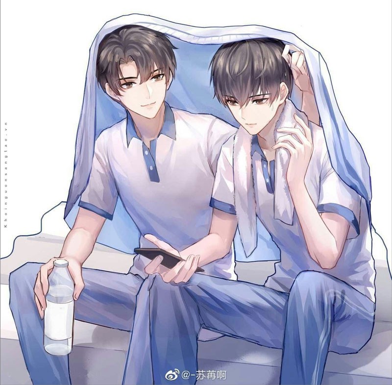 Anime với đôi má ửng hồng