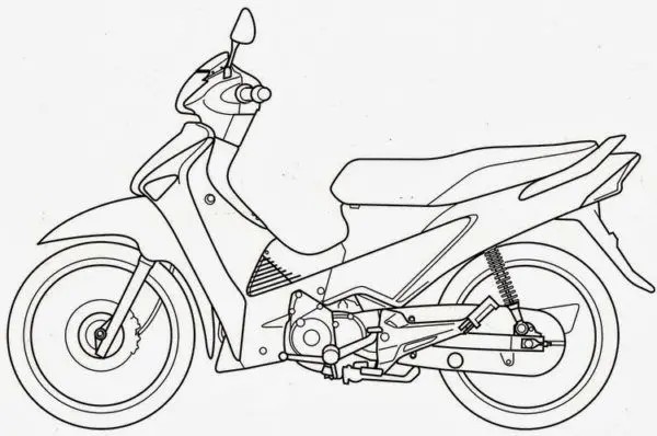 Bé khám phá các loại xe máy xe số qua tranh tô màu