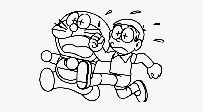 Bé yêu sẽ hào hứng với tranh tô màu Nobita sinh động và cực kỳ dễ thương.