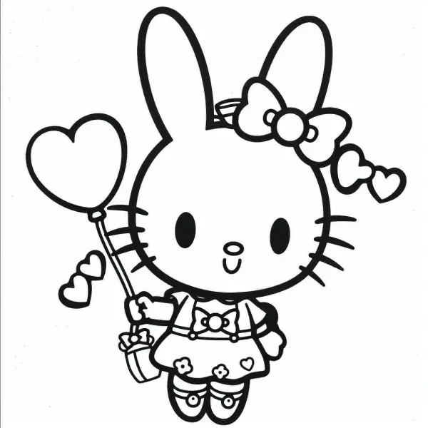 Bé yêu thỏa sức sáng tạo với tranh tô màu Sanrio đầy ngộ nghĩnh