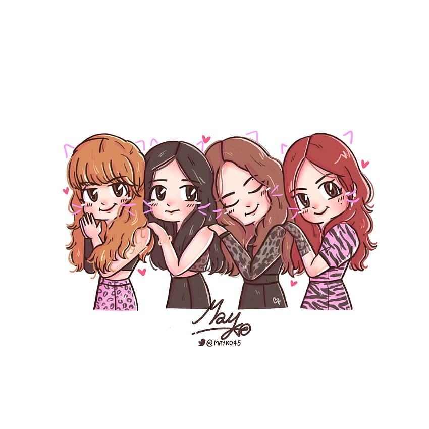 Blackpink anime cute và đáng yêu
