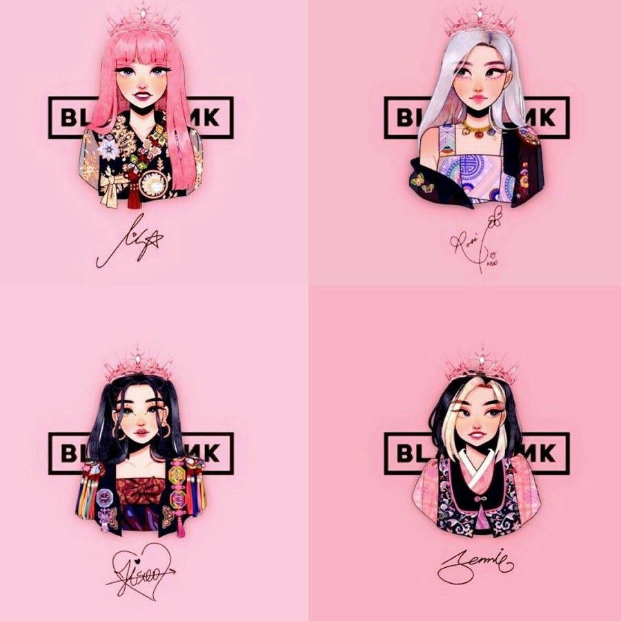 Blackpink anime đầy màu sắc và sống động