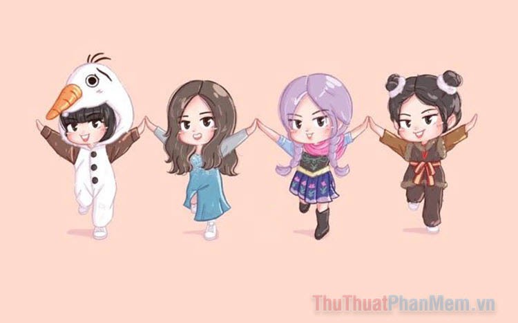 Blackpink anime kết hợp hài hòa giữa âm nhạc và anime