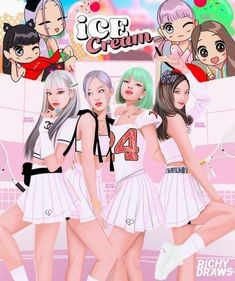 Blackpink chibi đáng yêu và ngộ nghĩnh