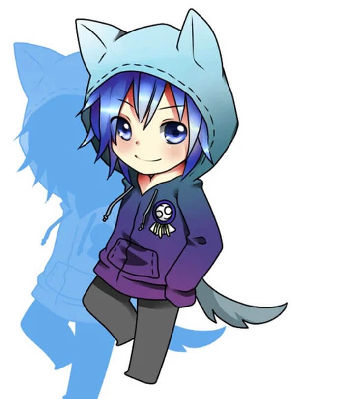 Chàng trai chibi thể thao