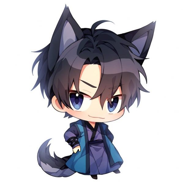 Chibi dưới mưa