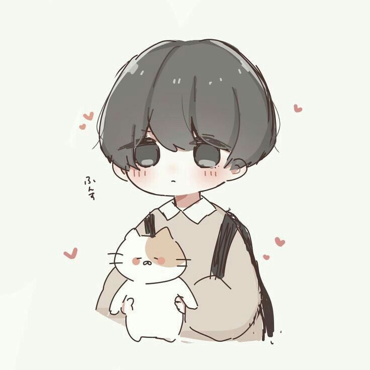 Chibi với con mèo