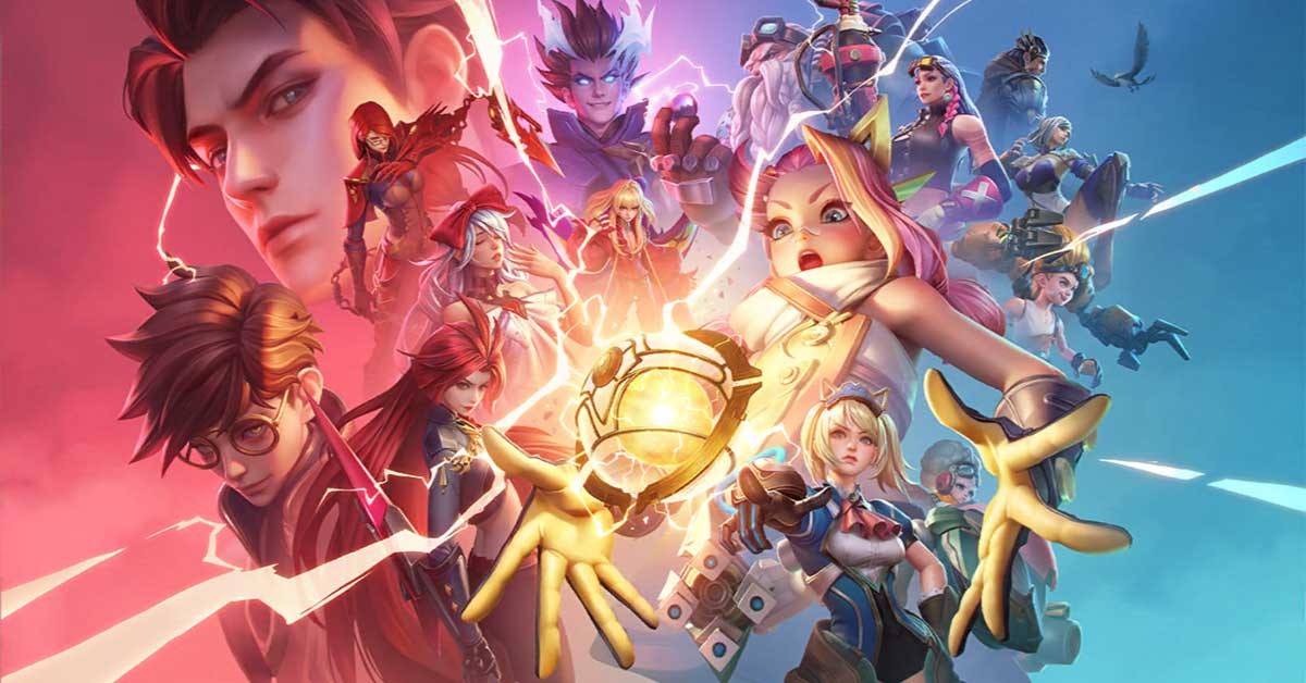 Chiến binh anime Liên Quân với ánh mắt quyết tâm