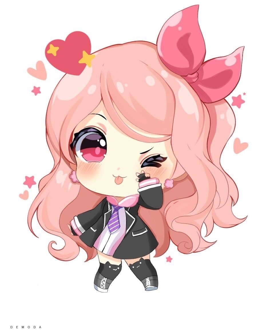 Cô gái chibi trên ngọn đồi