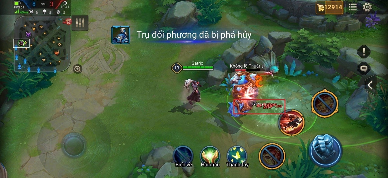 Combo kỹ năng của Hayate