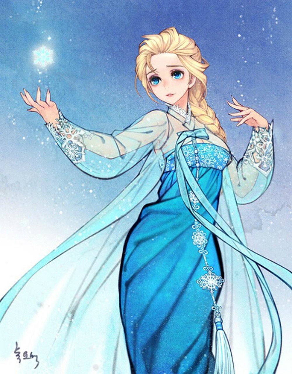 Công chúa anime bước đi uyển chuyển