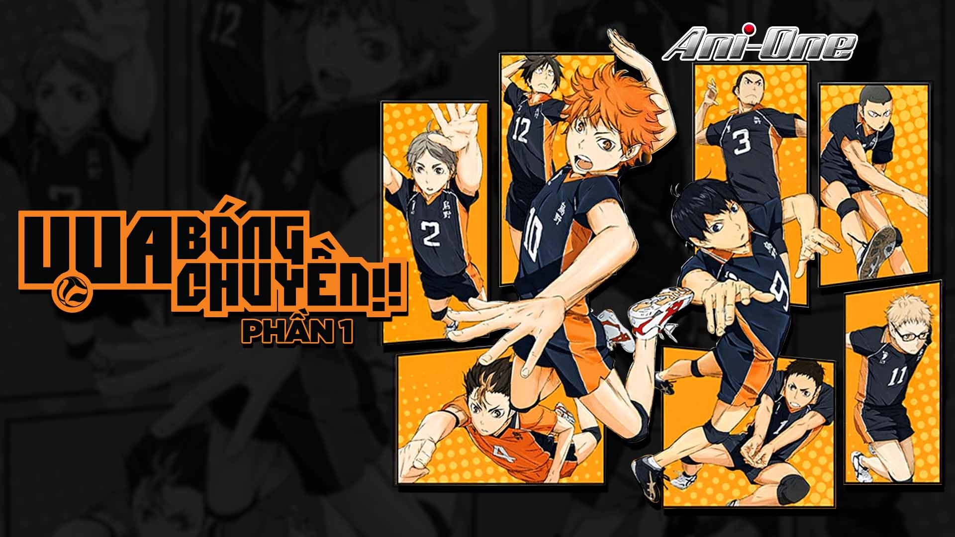 Cú bật nhảy cao và đập bóng mạnh mẽ của nhân vật anime