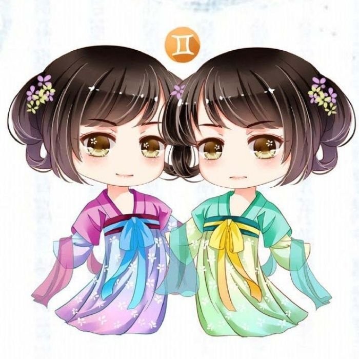 Cung Song Tử anime trẻ trung và đầy sức sống