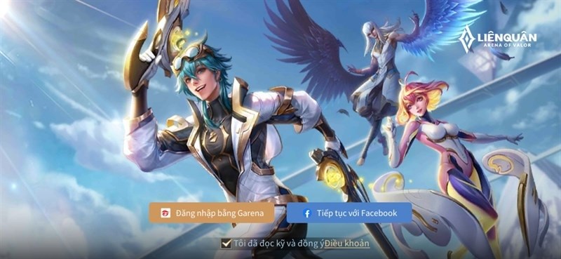 Đăng nhập vào game Liên Quân