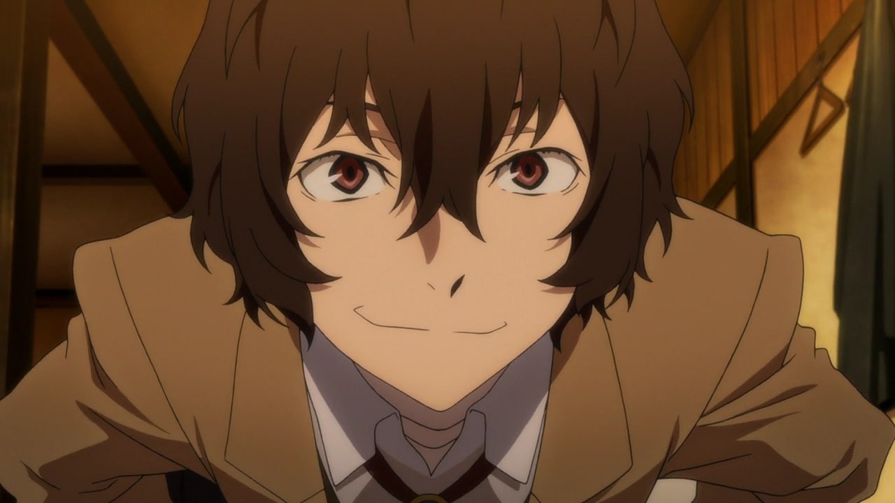 Dazai với tư thế và biểu cảm độc đáo