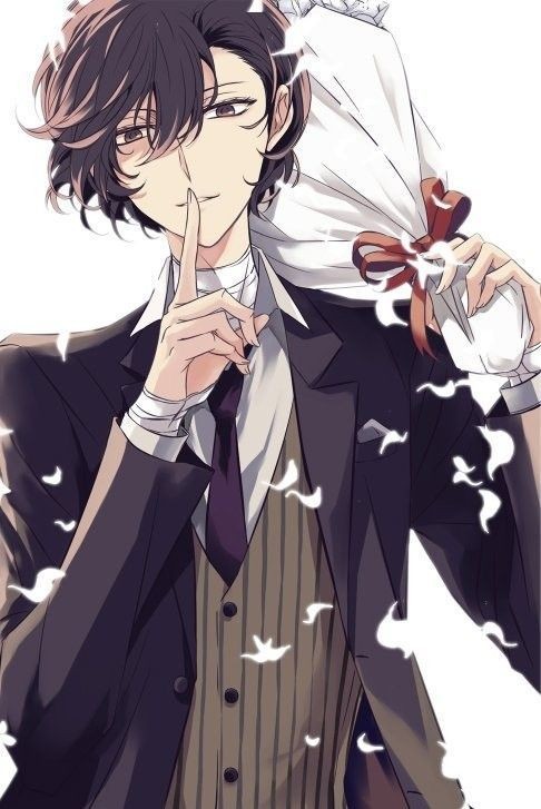 Dazai với vẻ ngoài bí ẩn và tự tin