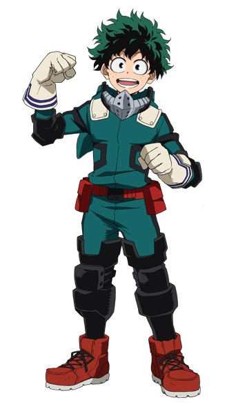 Deku đáng yêu với nụ cười tỏa nắng, mang đến cảm giác ấm áp và thân thiện