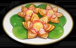 Delicious lotus biscuits