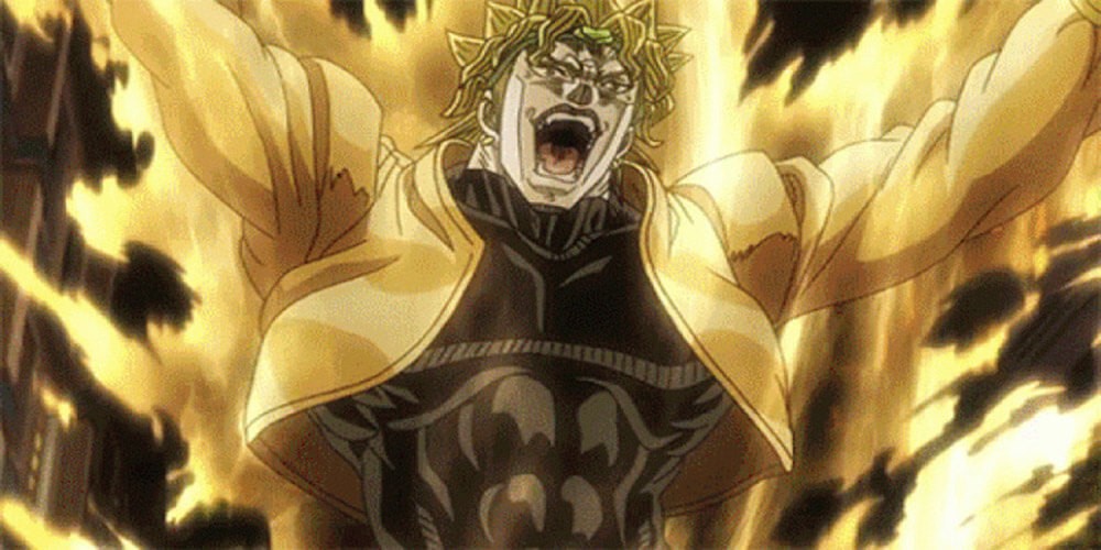 Dio Brando với sự kiêu hãnh và tự tin