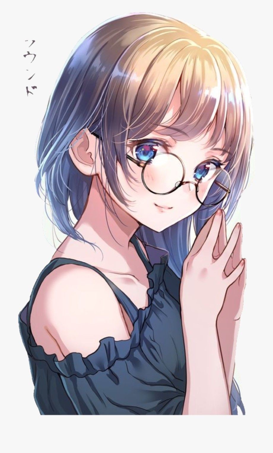 Hình ảnh anime đeo kính mang đến sự nghiêm túc và duyên dáng