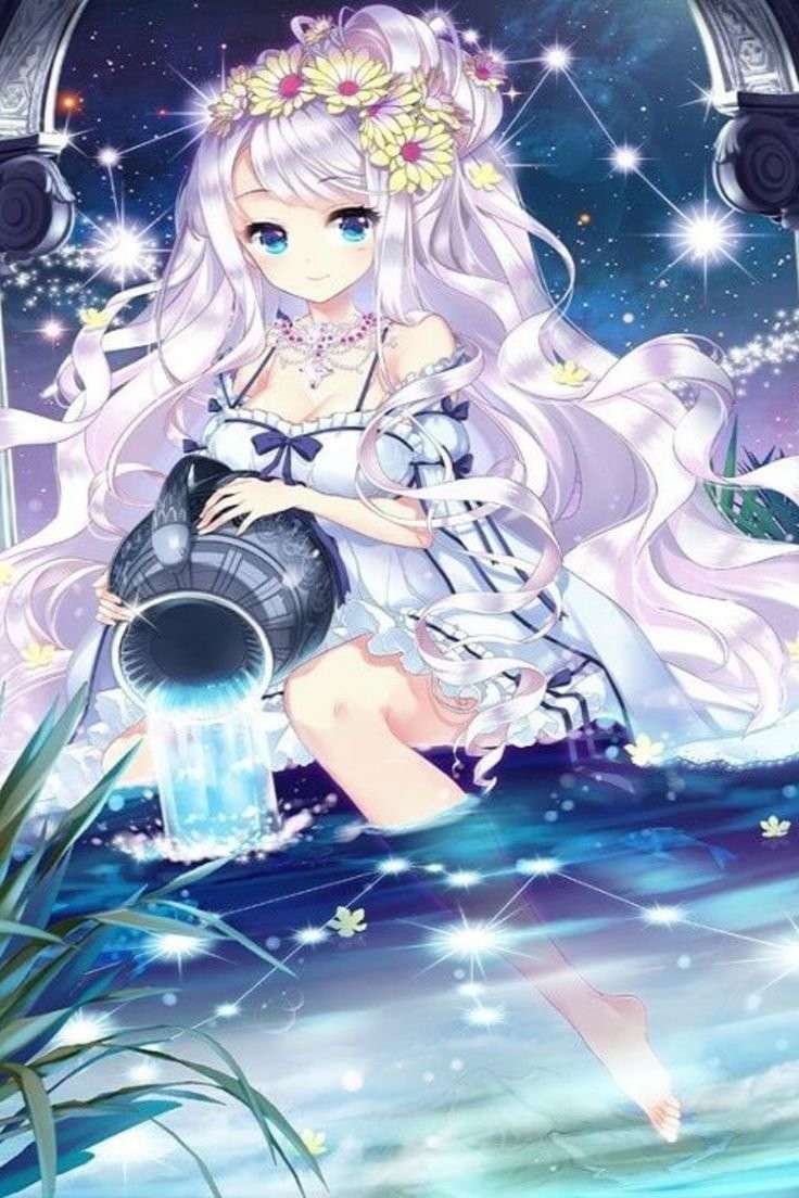 Hình ảnh cung Bọ Cạp thể hiện sự mạnh mẽ và quyết đoán trong phong cách anime