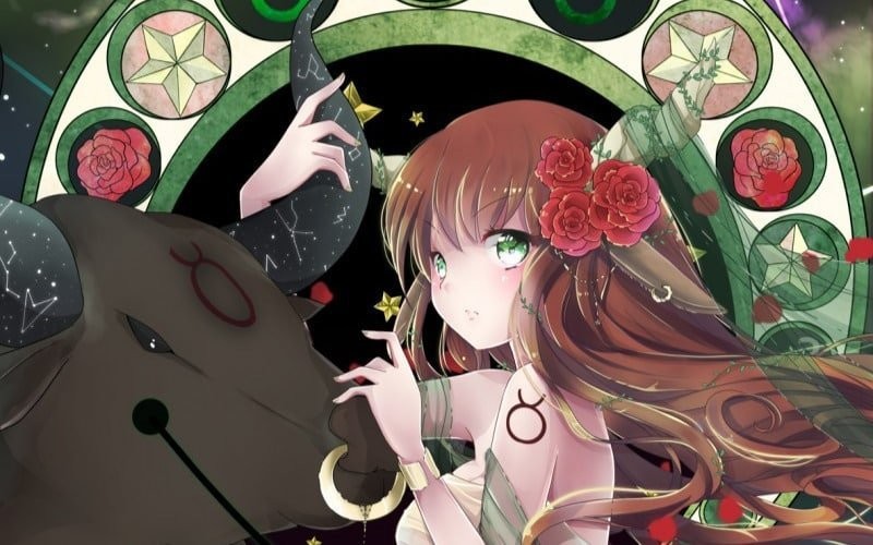 Hình ảnh cung Kim Ngưu anime yên bình