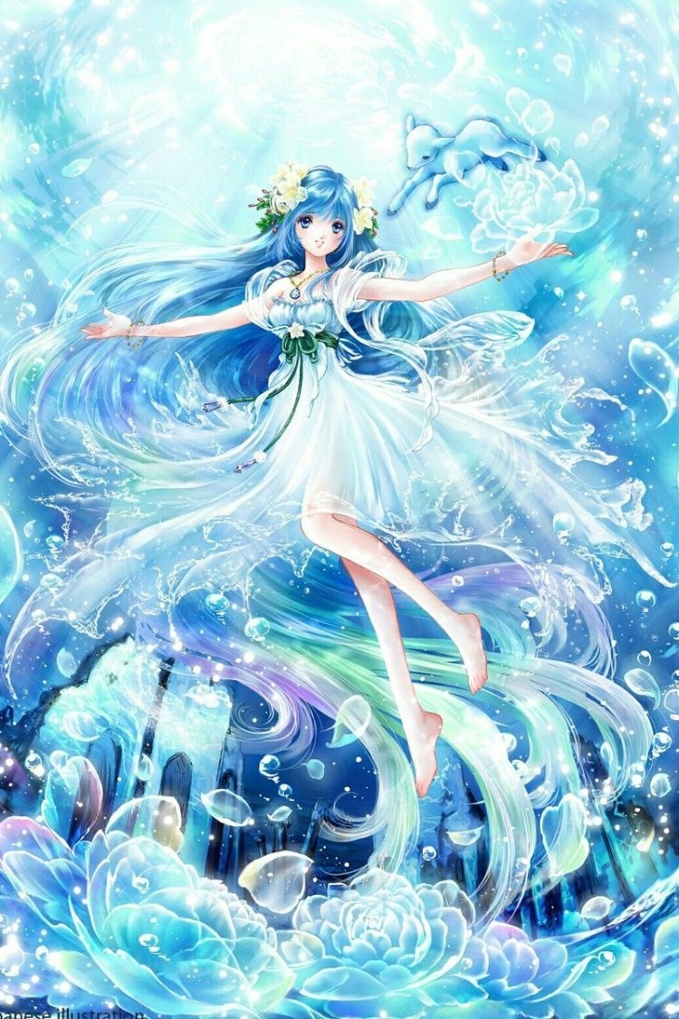Hình ảnh cung Song Ngư anime bí ẩn và sâu lắng