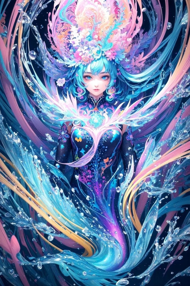 Hình ảnh cung Song Ngư anime mềm mại và thanh thoát