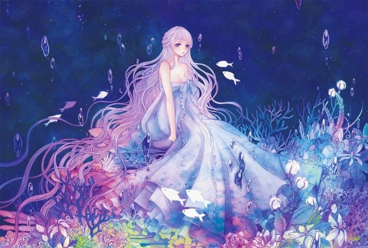 Hình ảnh cung Song Ngư anime tinh tế và nhạy bén