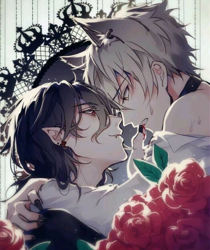Hình ảnh đam mỹ anime hôn nhau