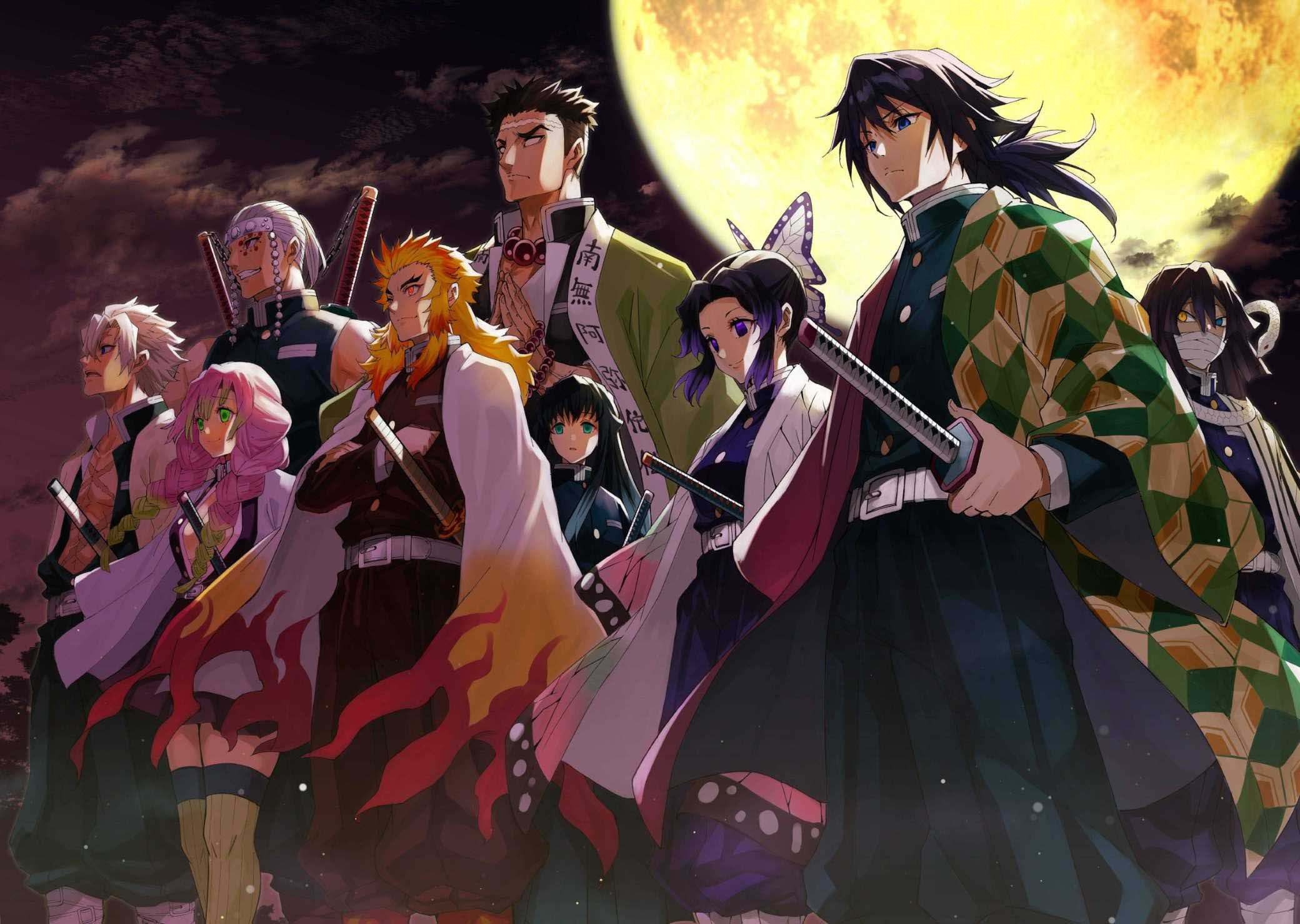 Hình ảnh Kimetsu Yaiba với tinh thần đồng đội
