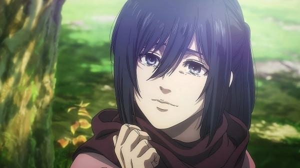 Hình ảnh Mikasa trong anime và manga