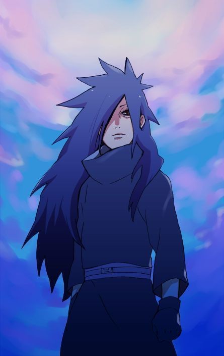 Hình nền Madara với vẻ ngoài uy nghiêm, thể hiện sự nguy hiểm và sức mạnh đáng sợ