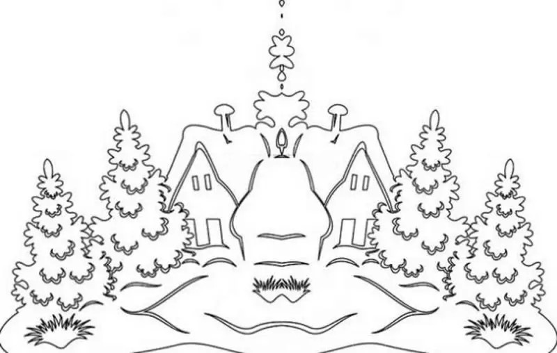 Hình tô màu Noel tinh tế